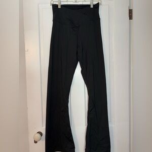 Black Flared Yoga Pants
